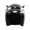 Set di 2 pezzi di corna in silicone per casco Decorazioni carine con ventosa Accessori removibili per casco da fuoristrada Unisex Decorazione senza danneggiare 6