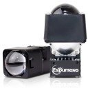 Set di 2 pezzi di fari LED ad alta intensità Espumoso 96 W 10 000 lm 6000 K con lente proiettore e supporto regolabile per moto, auto e SUV 2