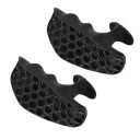 Set di 2 pezzi di rinforzatori per dita elastici 9,1 x 4,3 x 2 cm Honeycomb PVC con custodia protettiva Allenatore di presa e riabilitazione della mano 4