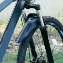 Set di 2 pezzi Parafanghi per bicicletta 41,2 x 8,8 cm e 27,3 x 9,3 cm Paraurti anteriore e posteriore Materiale flessibile protezione contro fango 5