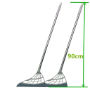 Set di 2 spatole in silicone 87 x 31 cm Spatola da cucina con manico in acciaio inossidabile Raschietto resistente in PP TPR per acqua Vetro Finestre Pavimenti Auto 2