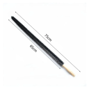 Set di 2 spazzole flessibili S 70 cm e L 75 cm per la pulizia di radiatori, asciugatrici, aperture di ventilazione e pelucchi Setole in nylon Manico in legno 5