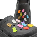 Set di 20 decorazioni luminose per scarpe 1,8 x 1,2 cm Orsetti carini Luminosi al buio Decorazioni per sneakers Scarpe Accessori Motivi per bambini 5