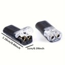 Set di 20 pezzi connettori rapidi per cavi a due fili 22–20 AWG con isolamento in nylon e contatti in rame per un rapido collegamento stabile 3