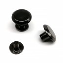 Set di 20 pezzi di chiodi a vite con testa tonda da 10 mm elementi di fissaggio metallici per pelle tessuto e uso decorativo 2