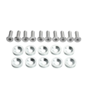 Set di 20 pezzi di elementi di fissaggio per scooter elettrici Dualtron 1 2 3 Thunder Eagel Ultra Zero – 10 viti e 10 rondelle in metallo 7