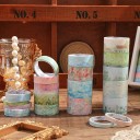 Set di 20 rotoli di nastro con motivo floreale Pittura da Giardino 2 m per decorare diari, pianificatori, inviti e altri progetti creativi 7