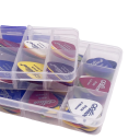 Set di 24 pezzi di plettro in plastica per basso, ukulele, chitarra acustica ed elettrica Plettro multicolore Accessori musicali 4