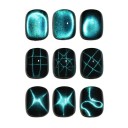 Set di 27 mini cubi magnetici 1,5 x 1,5 cm Magneti per decorare unghie Effetto Cat Eye Nail art Strumento per smalto gel Motivi creativi Manicure 3
