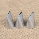Set di 3 beccucci per decorazioni floreali in acciaio inossidabile 124K 125K 126K per la creazione di petali e decorazioni 9