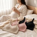 Set di 3 reggiseni da allattamento senza ferretto con ganci sulle spalline e tessuto strutturato con fascia a costine e ganci sul retro 2