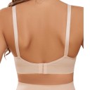 Set di 3 reggiseni per allattamento senza ferretto con scollatura a V e ampio bordo a coste con ganci sulle spalline per una facile allattamento 8