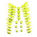 Set di 32 pezzi di ganci di trazione PDR per la riparazione di ammaccature senza verniciatura con adattatori in nylon di diverse dimensioni 1