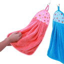 Set di 4 piccoli asciugamani con gancio Assorbenti Asciugamani colorati per il bagno e la cucina Asciugamani pratici 2