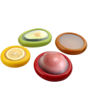 Set di 4 scatole di silicone per alimenti Impermeabili contenitori portatili Impilabili per frutta e verdura Riutilizzabili 16