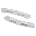 Set di 4 strisce riflettenti per raggi della bicicletta 125x20 mm Catadiottri per raggi della bicicletta Accessori solidi per bicicletta Visibilità Sicurezza notturna 3