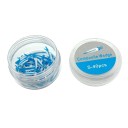Set di 40 cunei interdentali S Piccolo Blu Composito 270° cunei di silicone sigillanti Materiale dentale adattivo per il ripristino dei denti Uso professionale 2