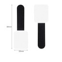 Set di 5 fascette adesive in nylon per l'organizzazione dei cavi riutilizzabili con velcro 2