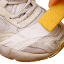 Set di 5 gomme pulenti per scarpe in camoscio 6,5 x 2 cm Blocco giallo naturale per la pulizia della pelle Borse Giacche Cura delle scarpe Decolorazione Lucidatura 2