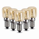 Set di 5 lampadine LED E14 Piccola bolla cilindrica con punta arrotondata 25 W 2,5 x 5,5 cm Attacco a vite in metallo Per lampade e apparecchi di illuminazione 2