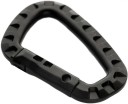 Set di 5 moschettoni in plastica 8,5 x 6 cm Clip universali per appendere chiavi e accessori Colori neutri Campeggio Escursionismo 5