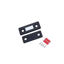 Set di 5 pezzi Supporti Magnetici per Armadi 42 x 17 x 4 mm Serratura Nascosta per Cassetti e Porte Pratico Senza Trapano 8