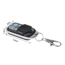 Set di 5 telecomandi duplicatori 433MHz 4 pulsanti Telecomando universale per porte garage e cancelli Portata 50–100 m Clonazione del codice 2