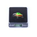 Set di 5 wobbler colorati per pesci Esche artificiali a forma di pesce con pala trasparente e 2 ami tripli Dimensione 5 cm Peso 4,2 g 4