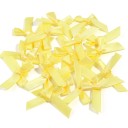 Set di 50 fiocchi di raso per capelli 4 x 3,5 cm Fiocchi colorati Piccoli fiocchi eleganti Accessorio per capelli Lucentezza delicata Fatto a mano Creazione creativa 15