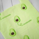 Set di 50 sacchetti di plastica 36×20 cm sacchetti stampati con motivo avocado verde chiaro per confezionare regali e piccoli oggetti 3