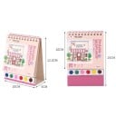 Set di acquerelli per dipingere in viaggio con motivi di case e negozi in rilegatura ad anelli con colori e pennello integrati 15 × 10 cm blocco 2