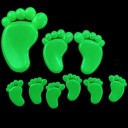 Set di adesivi fluorescenti 8