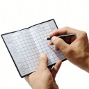 Set di arbitraggio per calcio con fischietto in metallo Carta gialla e rossa Custodia con matita Equipaggiamento pratico per arbitri di partite 4