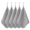 Set di asciugamani super assorbenti ad asciugatura rapida 30 × 30 cm tessuto morbido monocolore per bagno, cucina e uso quotidiano 3