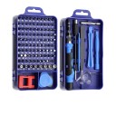 Set di attrezzi 115 in 1 per riparazioni di telefoni cellulari e piccole elettroniche Cacciaviti precisi Pinzetta Ventosa Leveraggi Strumenti di smontaggio 2