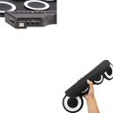 Set di batteria elettronica USB in silicone pieghevole 2022, kit da allenamento portatile con pedali e bacchette, alimentazione di vari colori 43x28x2.7 cm 5