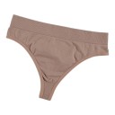 Set di biancheria intima da donna con reggiseno a coste senza ferretto con scollatura a V e imbottiture estraibili e perizoma con vita alta 11