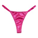 Set di biancheria intima da donna in tre pezzi con reggiseno con grande fiocco e scollatura a fascia, perizoma con fianchi regolabili 12