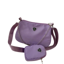 Set di borse in nylon da donna 26 x 8 x 17 cm con astuccio 14 x 3 x 9 cm Borsa leggera e pratica per l'uso quotidiano 7