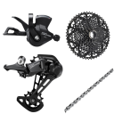 Set di cambi per bicicletta 11 velocità 11–50T lega deragliatore cassetta catena per mountain bike e terreni impegnativi 2