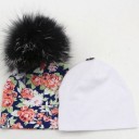 Set di cappelli in cotone per bambini - 2 pezzi J3422 19