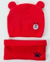 Set di cappello e scaldacollo per bambini 2 pezzi 1