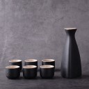 Set di caraffa e bicchierini in ceramica 7 pezzi 3