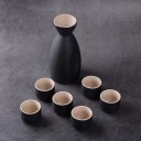 Set di caraffa e bicchierini in ceramica 7 pezzi 1