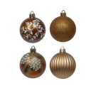 Set di decorazioni in plastica 6 cm 9 pz 4