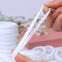 Set di elastici bianchi per capelli - 20 pz 5