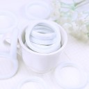 Set di elastici bianchi per capelli - 20 pz 6