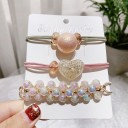 Set di elastici per capelli decorati - 3 pz 8
