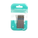 Set di frese e pennelli per manicure 10 pz 22