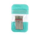 Set di frese e pennelli per manicure 10 pz 5